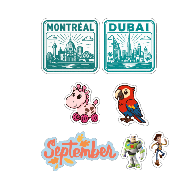 8-10 Stickers - Everyday Magic - Custom Sticker Pack