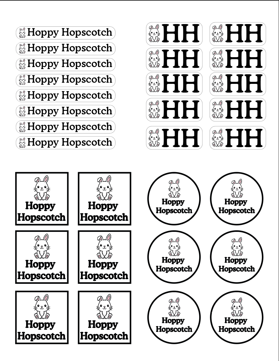 Name Labels - School Sticker pack of 30!