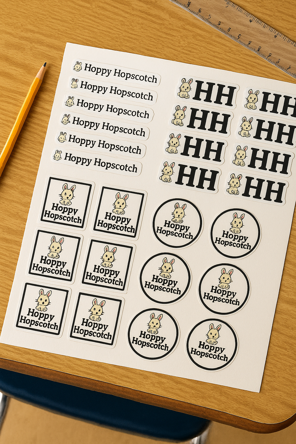 Name Labels - School Sticker pack of 30!