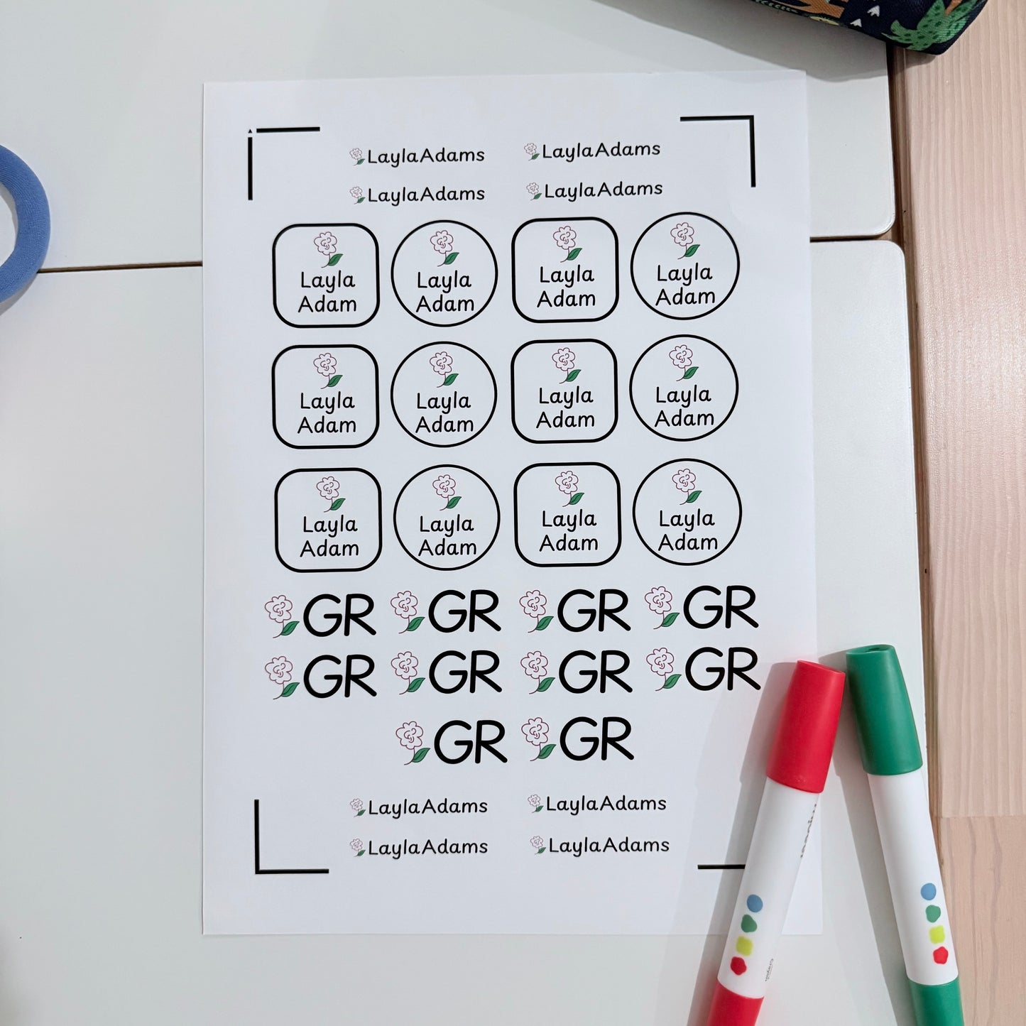 Waterproof Name Labels - School pack of 30!