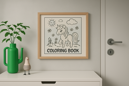 Coloring Page Large - With Frame (30 cm x 40 cm)