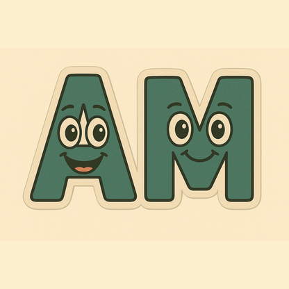 Name and Initials - Make it Yours Pack of 30 Stickers!