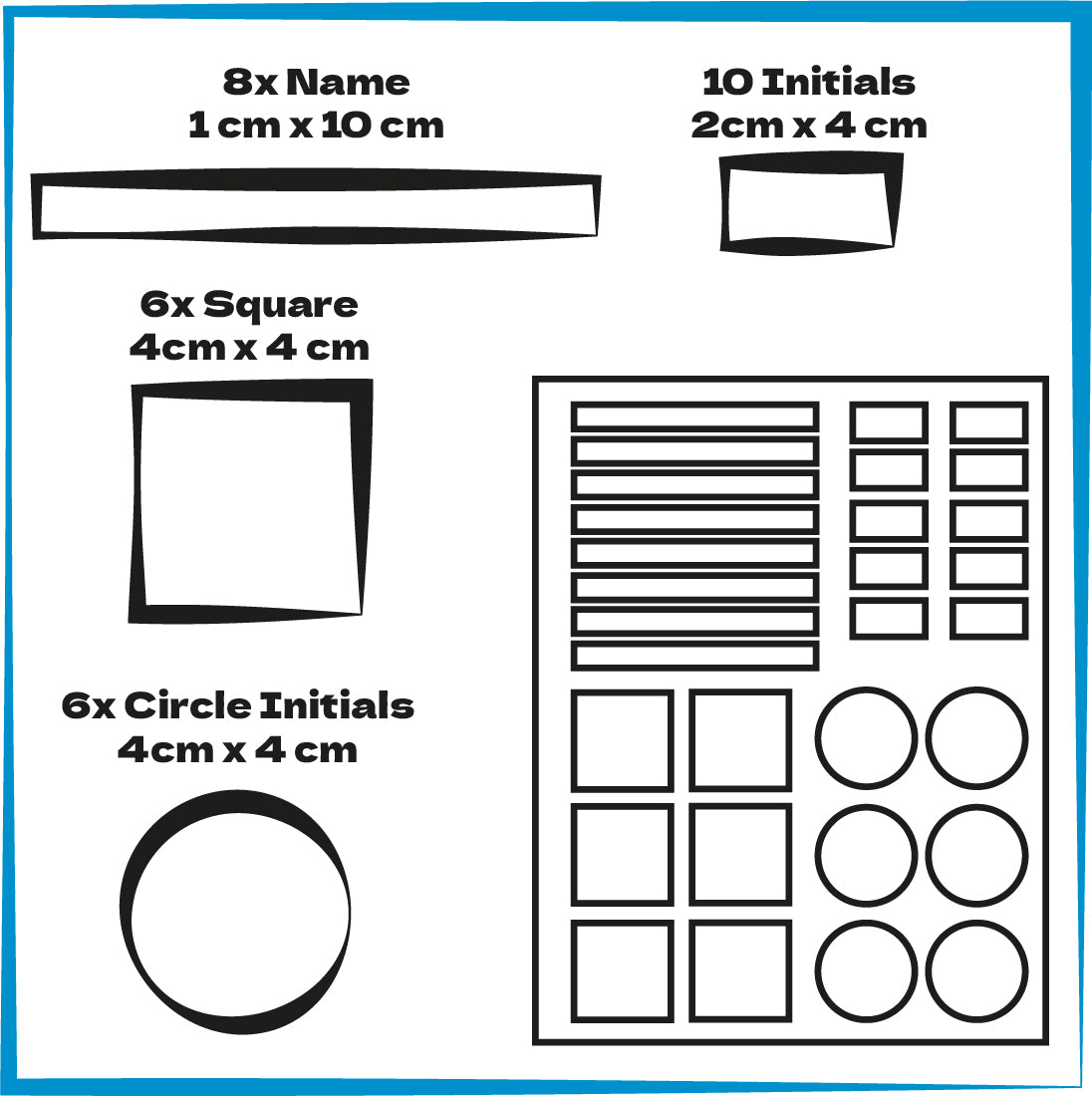 Name Labels - School Sticker pack of 30!